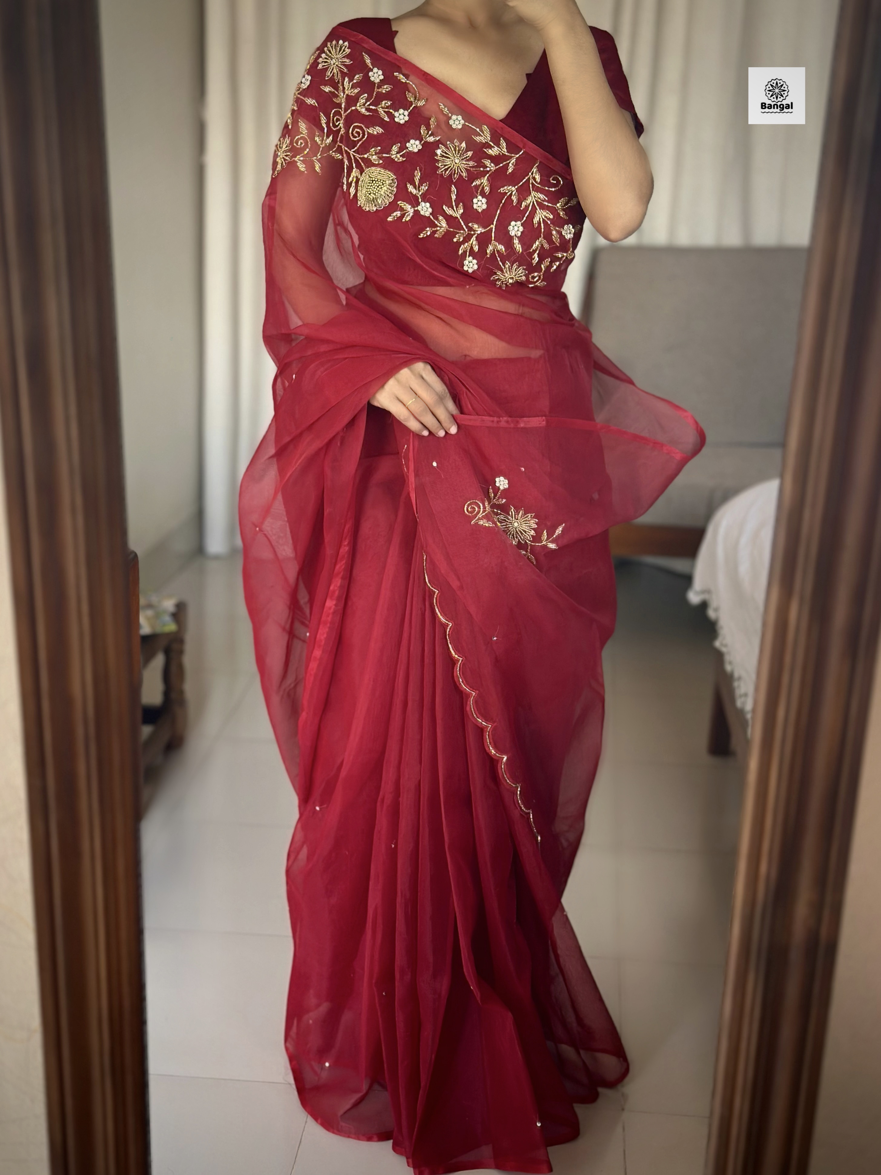 jhar gold maroon